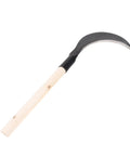 Gardening Hand Scythe With Long Handle For Easy One Handed Weeding And Grass Cutting Featuring Durable Manganese Steel Construction