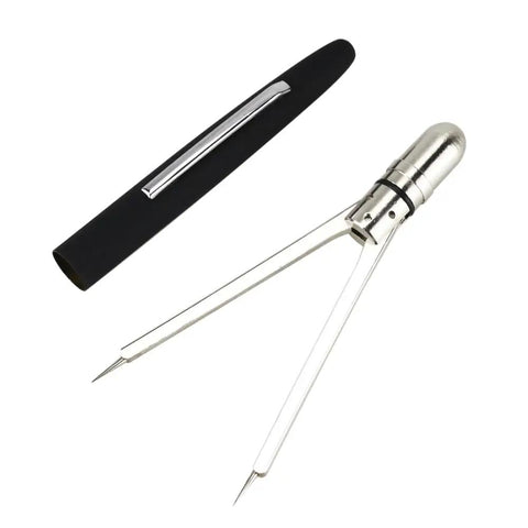 Legit Precision Ecg Ekg Caliper In A Sleek Pen Style Design For Quick Pocket Tuck And Dead On Cardiology Measurements With Soft Matte Handle And Rustproof Brass Tips
