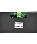 Back view of Two-Wire 4-20mA Loop Signal Generator with LCD, Extended 3-21mA Range, showing connection ports and model label