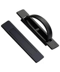 Fresh 2 Pack Invisible Cabinet Handles With A Smooth 180 Rotation Slick Zinc Alloy Frame, matte black finish, flat hidden pulls.