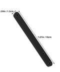 Heavy Duty Plastic Bottom Mount Drawer Slides 12 Pack For Furniture And Dressers, Quiet Smooth Sliding Rails, 180mm Black