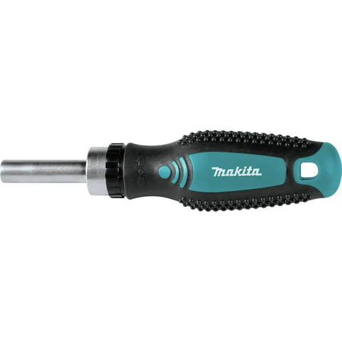 Makita screwdriver from 47 Piece Ratchet And Bit Set With Compact Carrying Case Featuring Phillips Torx Slotted Hex And Square Bits And Sockets Ideal For DIY Projects Home Repairs Auto Maintenance And On The Go Quick Fixes