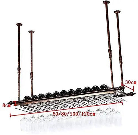 Buttery Smooth Stainless Steel Concealed Pivot Hinge Handles Heavy 70 Kilogram Loads With A Full 180 Degree Swing Perfect For Your Built In Closet Doors And Tough Furniture Jobs, showcasing a rustic wine glass rack.