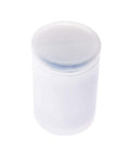 Empty clear container with lid showcasing storage capacity, not ER 32 Hex Collet Block Chuck Holder for CNC Lathe Engraving Machines