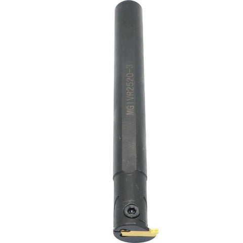 Three Quarters Inch Internal Grooving Tool For Lathe With 20mm Shank Built Tough Boring Bar Cutting Tool Holder Grooving Cutoff Cutter Includes One MGMN300 Carbide Insert (3mm Width) For Metal CNC Machines.