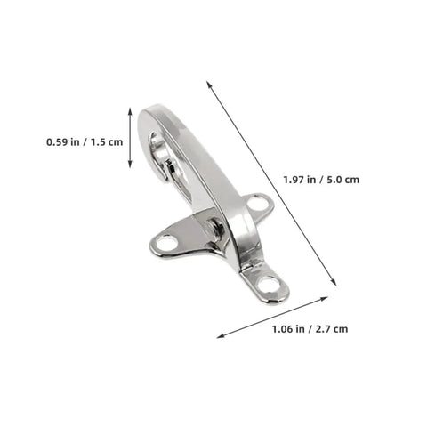 Four Pairs Of Silver Zinc Alloy Web Joint Buckles For Crafts, Built Tough To Beat Wear And Tear, Adjustable Airplane Style Buckles For DIY Projects, Perfect For Belts, Straps, Bags, And Garments. silver zinc alloy buckle, 1.97 x 1.06 x 0.59 in