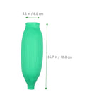 Super Tough Oil Resistant Latex Arm Sleeves Waterproof Heavy Work Oversleeve, 15.7 in long, green, for mechanics and outdoor work.