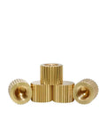 Brass Threaded Insert Knurled Nuts With Straight Knurl For Easy Hand Tightening Through Hole And Blind High Head Screws Go To Pick