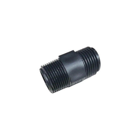 Garden Hose To Pipe Adapter MHT To MPT Connector In Brass Or Plastic, No Glue Irrigation Fitting For Hose To Pipe Systems, Built Tough, Easy Install, No Mess Watering Upgrade black plastic threaded connector
