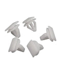 Ultimate 40Pcs Heavy Duty Door Trim Panel Retainer Clips Plus Plastic Car Rivets And Auto Fasteners Kit, white plastic clips