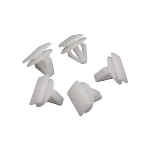 Ultimate 40Pcs Heavy Duty Door Trim Panel Retainer Clips Plus Plastic Car Rivets And Auto Fasteners Kit, white plastic clips
