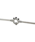 Round Die Wrench For Threading Tools, Precision Machined From 45 Steel With Removable Booster Rod For Easy Storage, Eight Sizes From M3.5 To M6, Heavy Duty Torque And Durability For Pros And DIY, shown with round die
