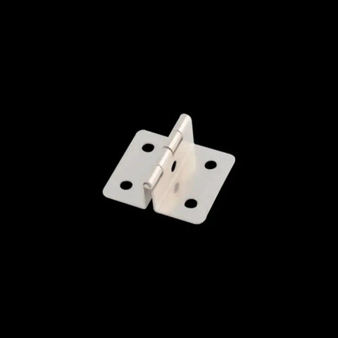 10pcs Foldable Right Angle Cabinet Hinges 6 Hole Silver Iron for DIY Furniture Cabinets and Drawers Clamping 24mm Board Hinge