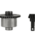Axial 38T And 13T Metal Bevel Gear Set For Front And Rear Axles Hardened Steel Upgrade for RC Crawlers, side by side view.