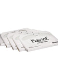 Straight Up Bulk Pack Disposable Toilet Seat Covers 5000 Sheets Recycled Paper Half Fold Dispenser in white packaging.