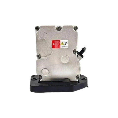 Premium Electric AC Compressor For Audi Q4 Etron Sportback EV Air Conditioning Pump rear view with power plug and protective casing
