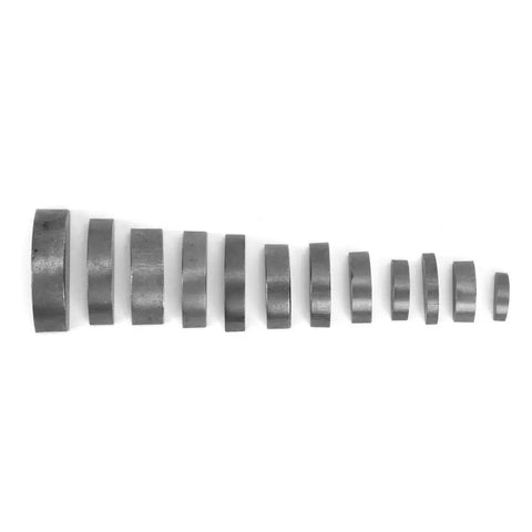 Woodruff Keys Assortment Kit 135 Piece Half Round Replacement Fasteners For Car Repair And Mechanical Tools Automotive Shaft Key Set For Pulleys And Machinery arranged on display