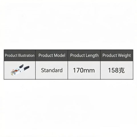 Ground Clamp For Welding And Electrical Work Built Tough Heavy Duty Conductive Crocodile Clip With Insulated Sheath 170mm 158g