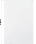 Maintenance Crew Restricted Area Warning Sign For Industrial Facilities Keep Out 8x12 aluminum pre-drilled display