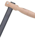 Beastly Heavy Duty Garden Scythe With Steel Blade And Long 57.1 Inch Snath, wooden ergonomic grip detail