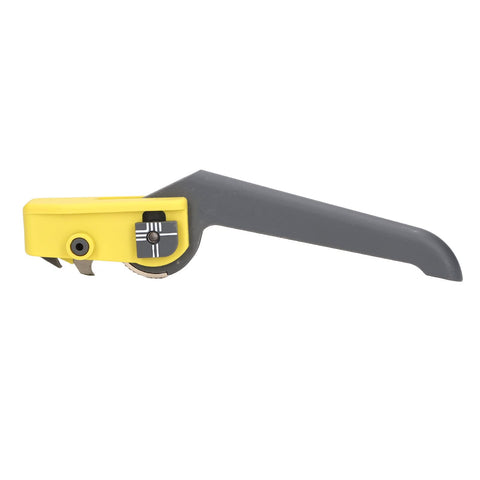 Optical Fiber Cable Cutter With High Carbon Steel Roller And Nylon Handle Pro Grade Double Design Adapters For Stripping