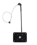Heavy Duty Spare Wheel Mount Plate Carrier Plus Winch Kit For Ford Transit 2014+ And Transit Custom 2012+. Steel winch plate with cable.