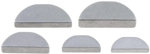 Drop In Woodruff Keys Set for Automotive Engines, Natural Finish, Size 13125, Durable Replacement Key Kit for Timing Gears and Sprockets