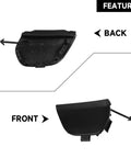 Unpainted Front Right Bumper Tow Hook Cover Cap For Toyota Prius C 1.5L L4 2015 2017 Electric And Gas Models, front and back view