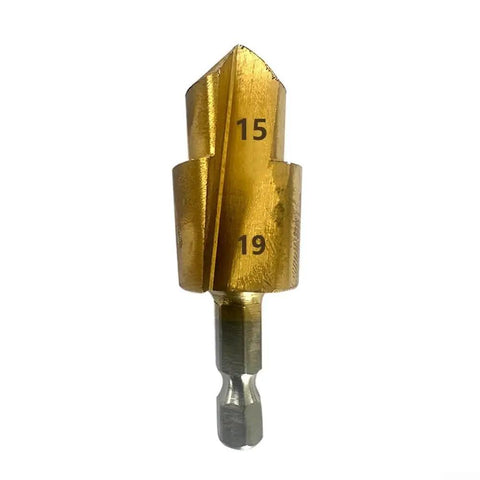Top Rated PPR Pipe Thread Repair Kit With Step Drill Bits For Quick Water Line Fixes And NPT Standard Threading Tools 20 25 32 Mm Set gold step drill bit 15 19 mm