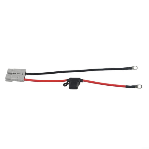 Top Shelf Heavy Duty 10Awg 50A EV Charging Cable With M8 Ring Terminal pure copper core with weatherproof PVC insulation.