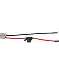 Top Shelf Heavy Duty 10Awg 50A EV Charging Cable With M8 Ring Terminal, red and black wires with connector for battery systems.