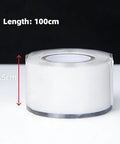 Roll of Instant Self Fusing Leak Repair Tape for Kitchen and Plumbing, 100cm x 2.5cm, Waterproof Heat Resistant Silicone