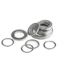 Heavy Duty Badass 304 Stainless Steel Thickened Washers Round Screw Shim And Spacer Gasket For M2 To M10 Bolts mixed sizes stacked