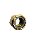 Heavy-Duty 3/8-16 Grade 8 Hex Bolts 1-1/2 Inch With 10 Hardened Flat Washers And Nylon Lock Nuts close-up