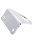 Heavy Duty Two Pack Cylinder Rod U Clamps For Pneumatic Cylinders Tough As Nails Alloy Brackets flat angle view of a steel bracket.