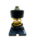Cup Spring Isolator Pack Of Four With 66 Lbs Capacity And 1 Inch Deflection Color Coded Load Ratings Neoprene Top And Base