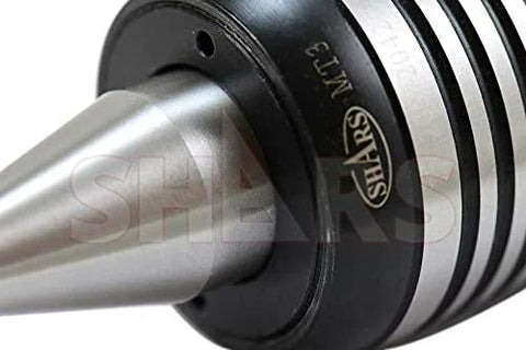 Close-up of 3MT Long Nose Live Center for Lathe CNC with Triple Bearing 60 Degree Point, showing precision tip and durable construction