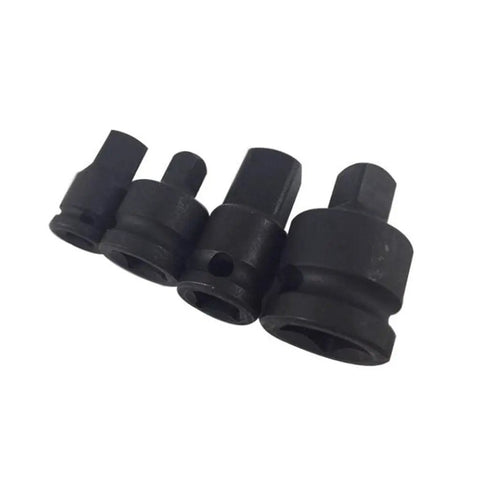 Versatile 6 Piece Socket Reducer Set For Heavy Duty Air And Electric Impact Wrenches Sliver Steel Adapters Boost Your Tool Flexibility Now black steel socket reducer adapters for impact wrenches
