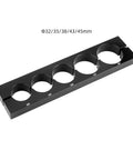 Pro Grade Bike Axle Clamp Fixture With Auxiliary Spring For Synchronized Clamping, Durable 6061 Aluminum showing 32-45mm slots.