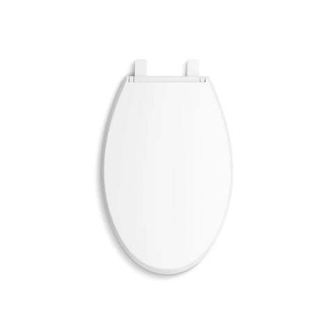 Hella Smooth Quiet Close Elongated Toilet Seat Featuring Dead Silent Lids And Grip Tight Hardware For Zero Slam Operation In Crisp White For Swift Bathroom Renovations