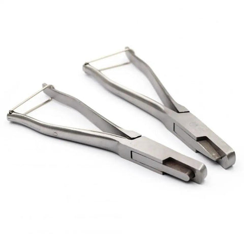 Stainless Steel Ear Notcher And V Shaped Cutter Pliers For Pigs U Notch And V Notch Ear Marking Tool Pro Grade Piglet Identification