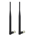 UHF Wireless Microphone Antenna 400MHz To 960MHz 3dBi Gain BNC Male Connector 2 Pack For Wireless Mic Receiver