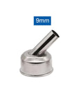 Pro Grade Stainless Steel Hot Air Gun Nozzle Set for Soldering Stations, 45 Degree Bent Nozzle, 9mm, Durable Welding Accessory