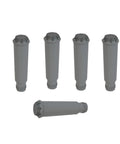 Premium Coffee Machine Water Tank Filter Nixes Hard Water Scale And Seriously Boosts That Roasty Flavor While Keeping Your Daily Grind Smooth As Silk For Serious Coffee Lovers Everywhere - six gray water filters arranged.