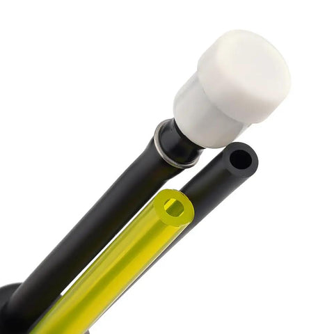 Close-up of fuel line and filter from Pro Grade Tune Up Kit With Air Filter And Fuel Line For Gas Trimmers And Leaf Blowers