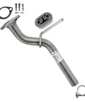 Premium Stainless Steel Exhaust Pipe Kit For 2006 2010 Ford Explorer 4.0L Direct Fit Replacement With All Hardware Gaskets And Clamps Included Heavy Duty Performance, stainless pipe and hardware