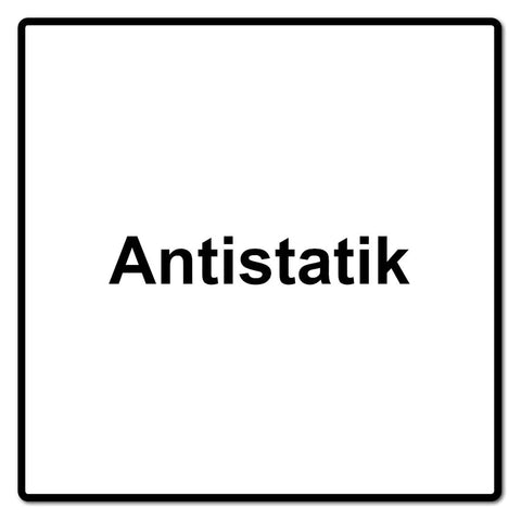 Text 'Antistatik' highlighting feature of Rotating Hose Adapter 36mm With RFID Detection For Automatic Suction Hose No Twist Hassle Free Design