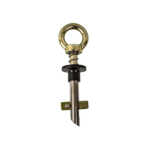 Bolt Hole Anchor For Horizontal And Vertical Lifelines, 5,000 Lb Certified Anchorage, Galvanized Steel Build, Lightweight 1.2 Lb