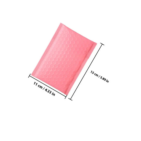Pink Bubble Mailer Envelopes 11x15 Plus 4 Inch Padding Self Sealing Shipping Bags Thick, Shockproof Bubble Pouches For Secure Small Business Mailing Supplies