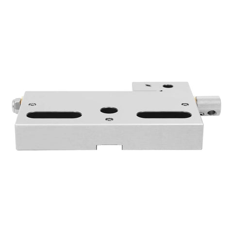 Rugged Stainless Steel Wire Cut EDM Vise With 0 To 3.94 Inch Stroke Manual Screw Clamp Pre Drilled Holes For Wire Cutting Machines